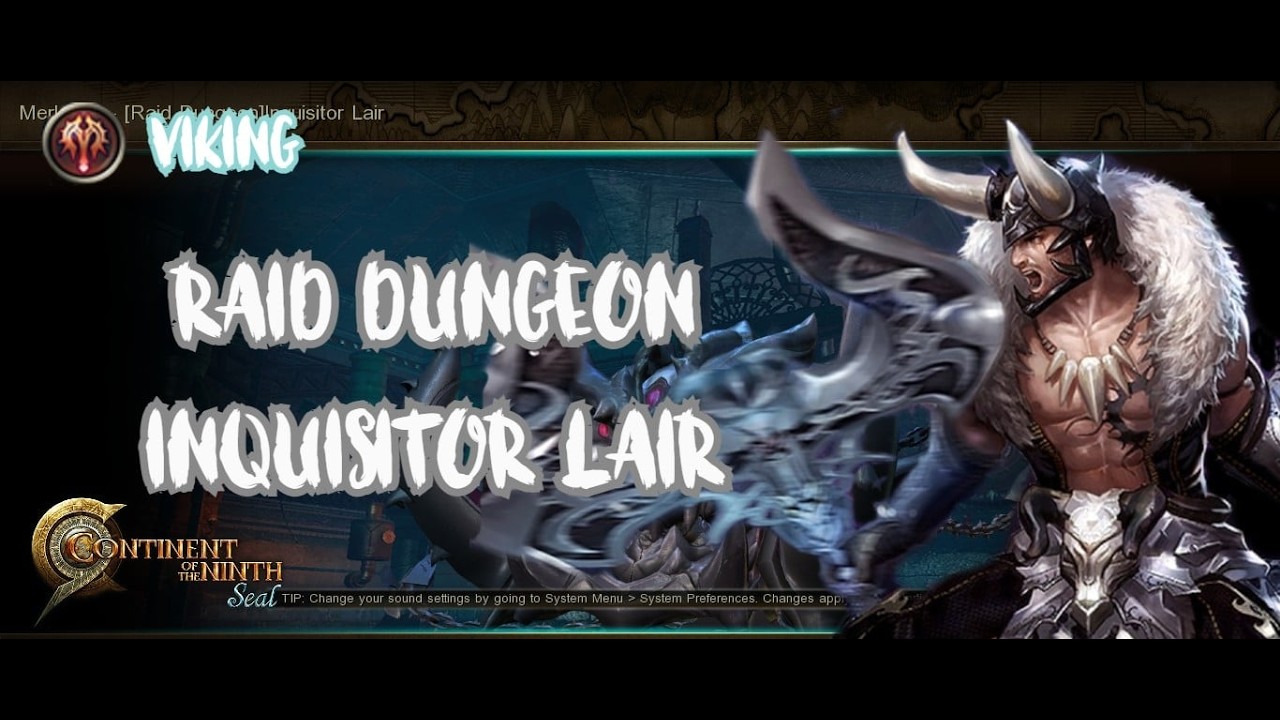 C9 VFUN - NEW DUNGEON [RAID DUNGEON] INQUSITOR-LAIR - VIKING (361k DMG)(SOLO)