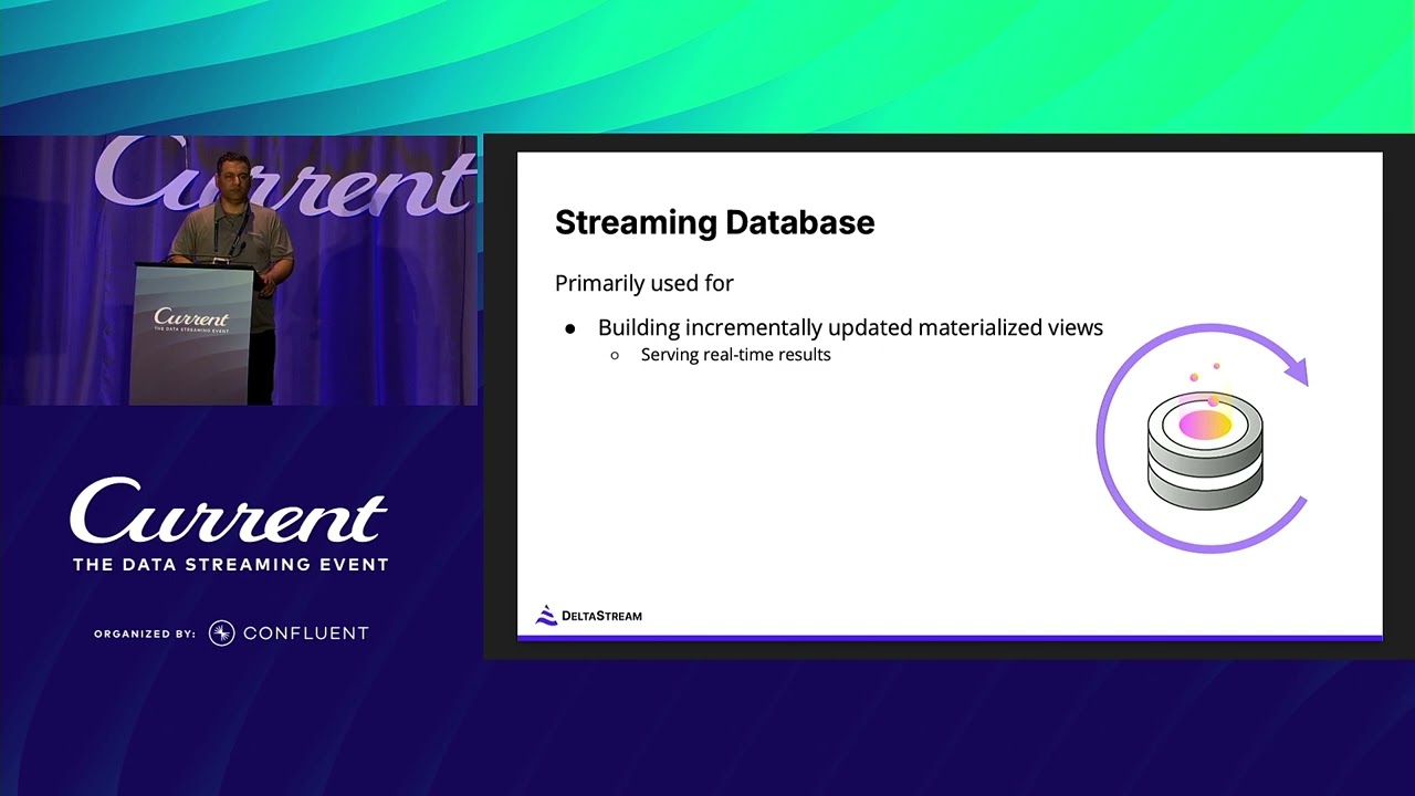Streaming Analytics vs. Streaming Database - An Unbiased Comparison (DeltaStream) | Current 24