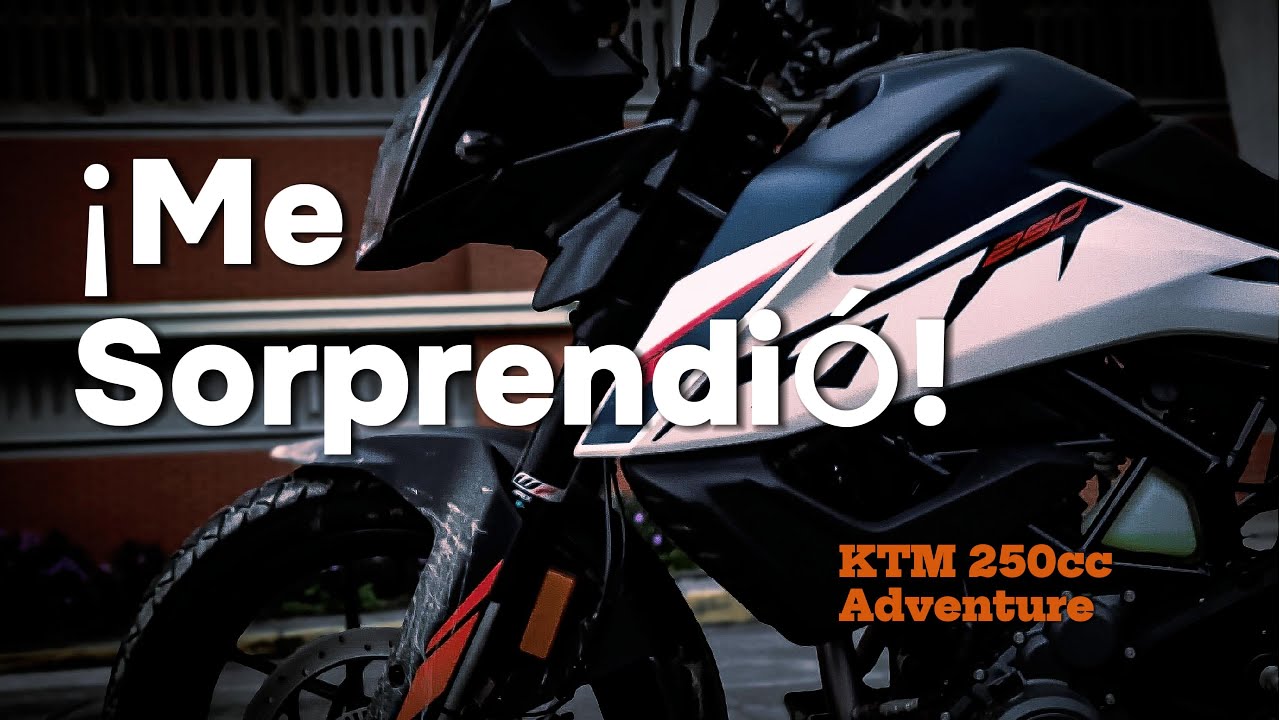 Mi primera vez en una KTM: Así se siente la 250cc Adventure