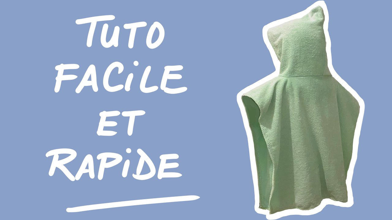 Tuto couture : la cape de bain en éponge (taille enfant) ✨ Marion Blush