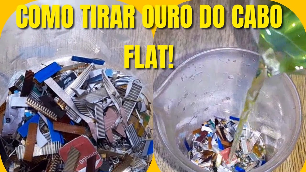 Como tirar ouro do cabo flat
