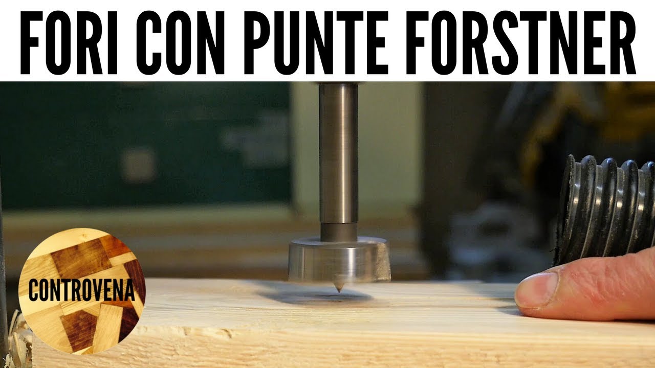 COME FARE FORI PULITI CON PUNTE FORSTNER | 3 minuti di Falegnameria #11