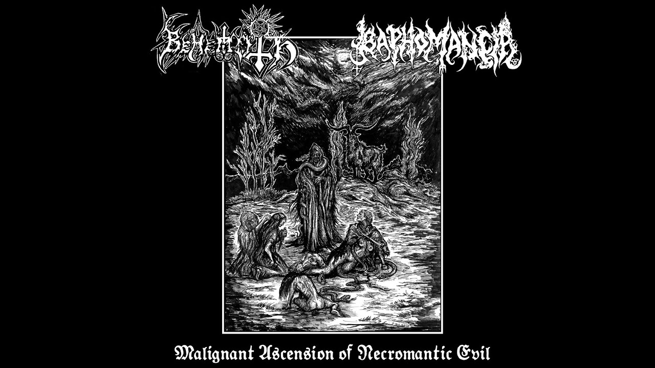 Behemoth & Baphomancia - Malignant Ascension of Necromantic Evil (Preview of Baphomancia Side)