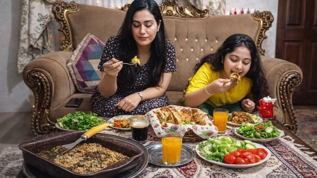 ۳۰ نوامبر ۲۰۲۵Village Night Routine 🌙 | Easy Cozy Dinner & Real Life Moments