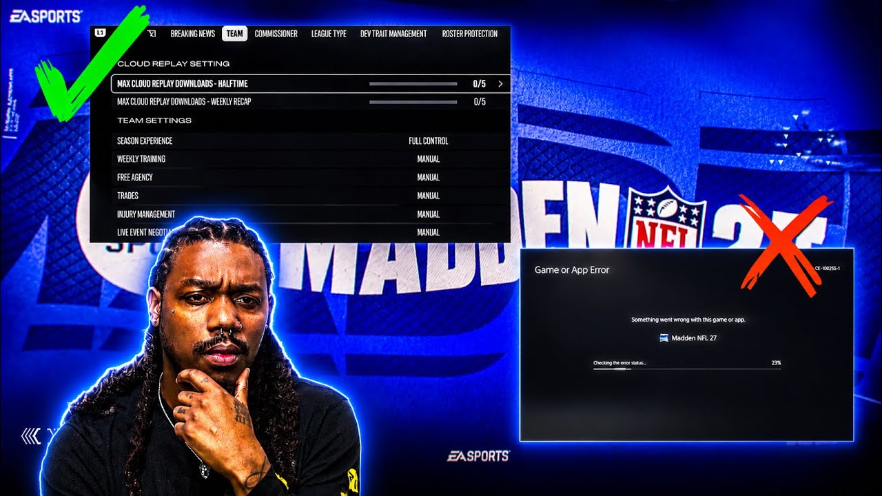 Как исправить вылет/глюк режима франшизы в Madden 27!