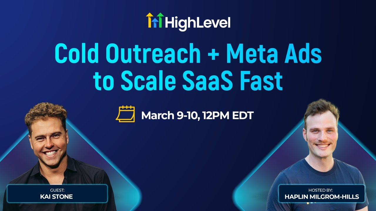 Day 1 - Cold Outreach + Meta Ads to Scale SaaS Fast