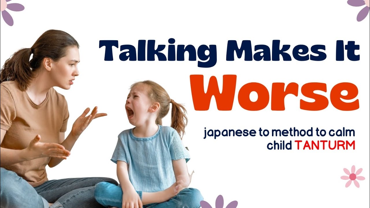 Japanese method to calm child tantrums without shouting, punishment, or fear | Japanese parenting 