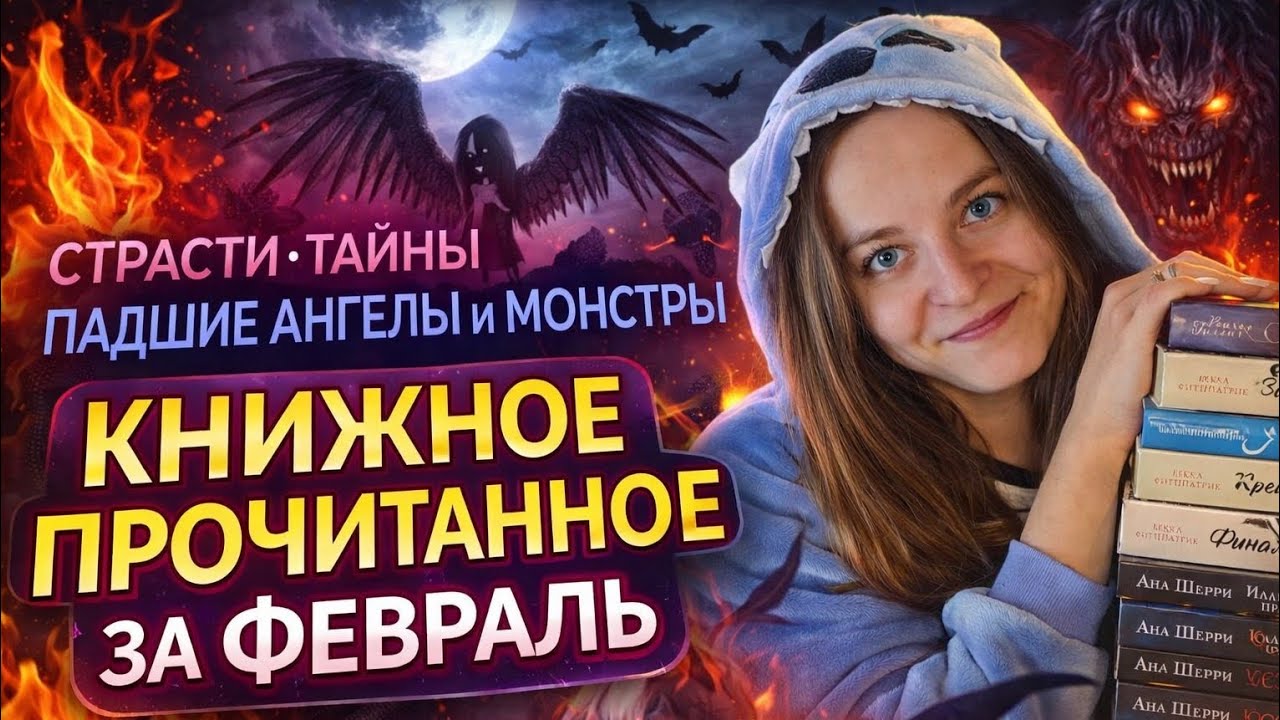Книжное прочитанное за Февраль: От падших ангелов 😇 до внутренних монстров 👹