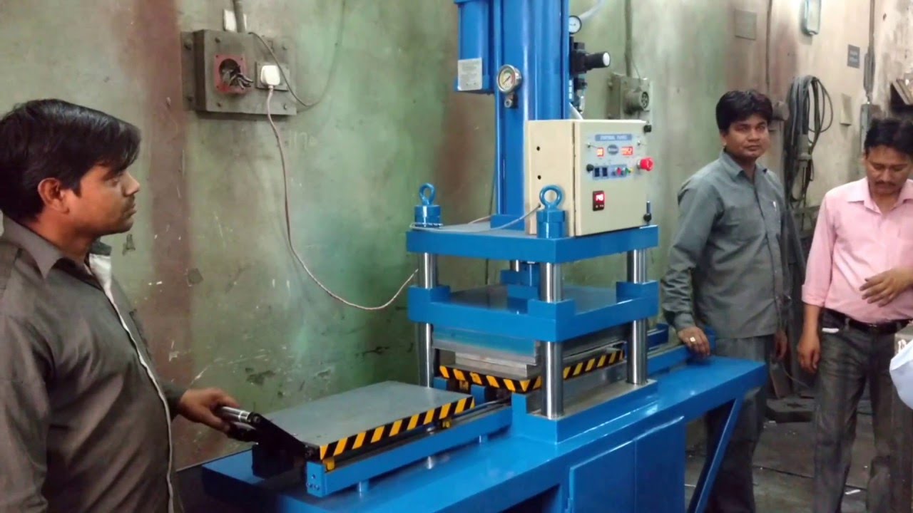 Hydro-Pneumatic Press for Blister Sealing and Cutting