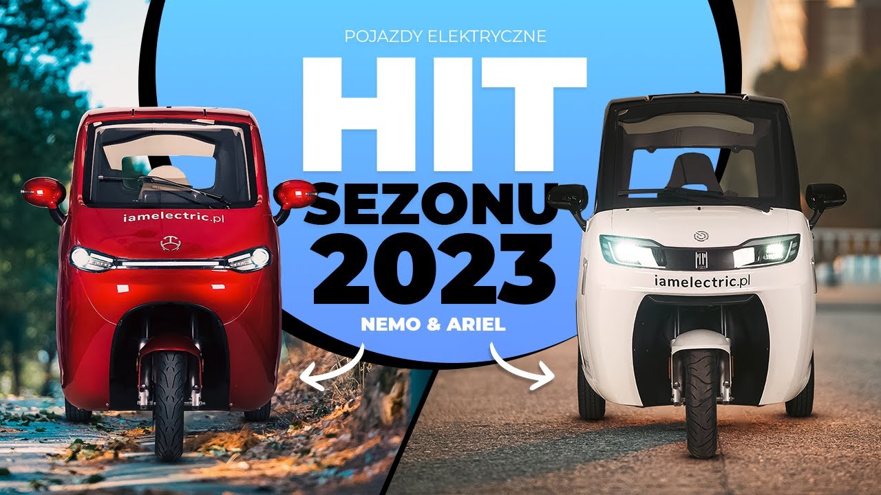 Ariel i Nemo motorower trójkołowy HIT SEZONU 2023 !!!! || Iamelectric