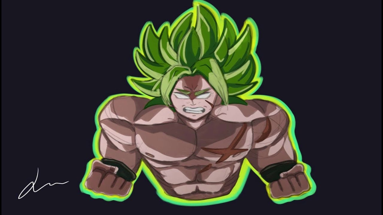 Speed Art | Dragon Ball Super | Super Saiyan Full Power Broly