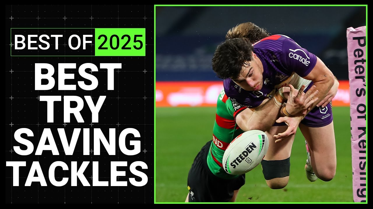 Best of 2025 | Best Try Saving Tackles | NRL