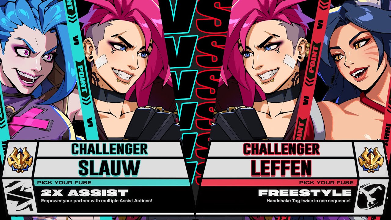 Slauw (VI / Jinx) vs Leffen (VI / Ahri) - 2XKO