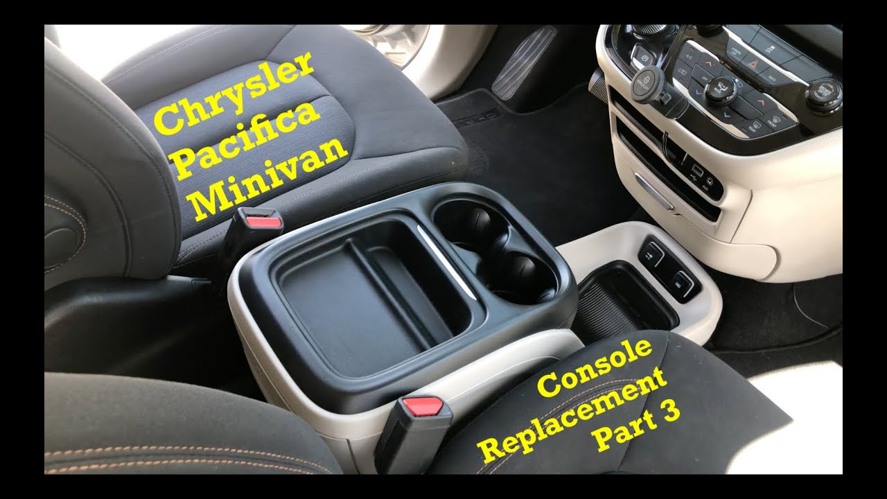Part 3 - Chrysler Pacifica Console Replacement - Finish Bolting In Console and Final Result