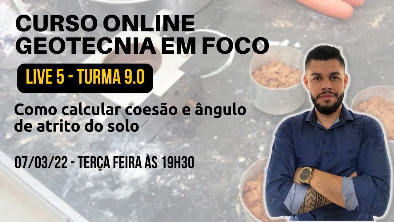 Como calcular COESÃO E ÂNGULO DE ATRITO DO SOLO