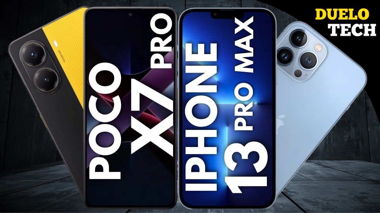 Poco X7 Pro vs iPhone 13 Pro Max - Comparativo