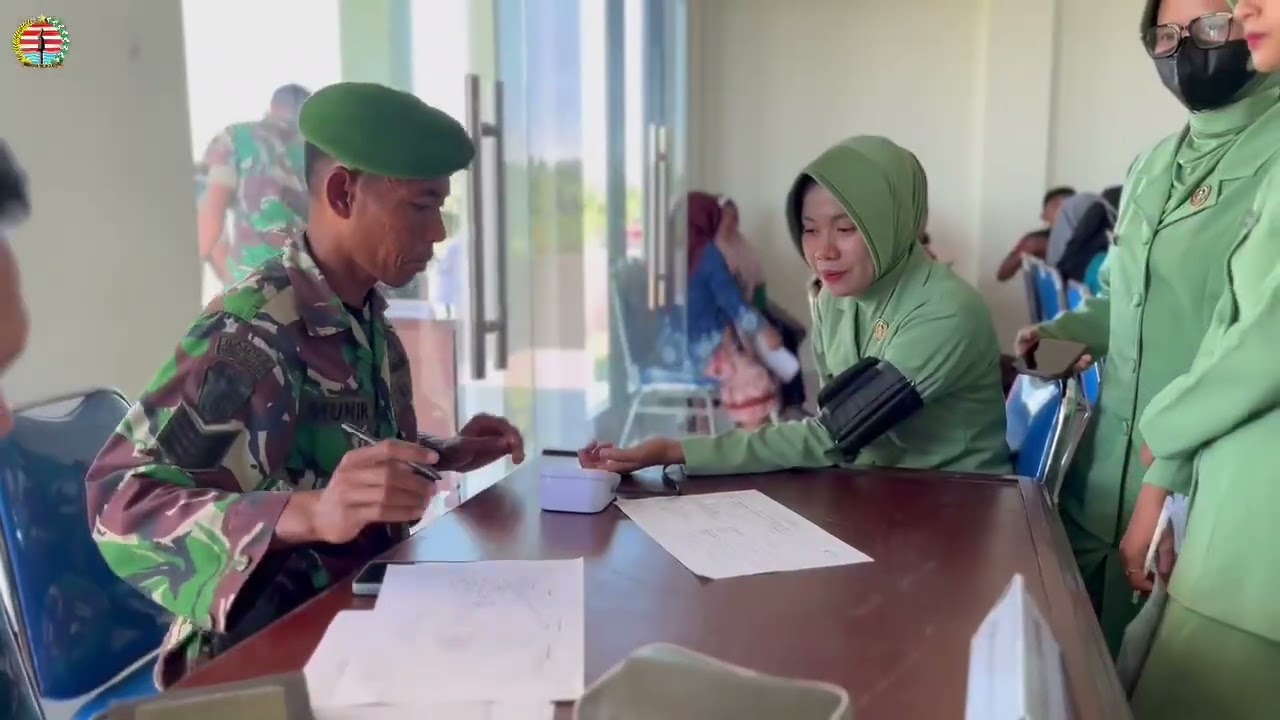 Kegiatan Donor Darah HUT Persit Ke-80 