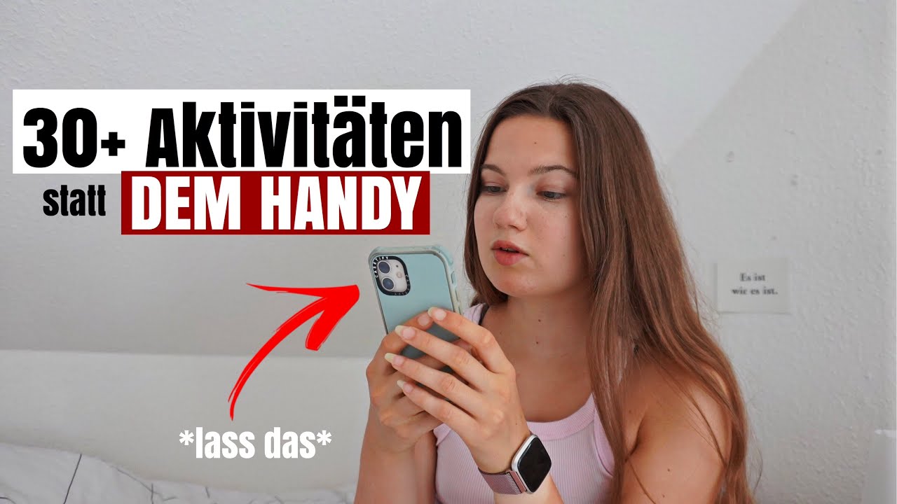 30+ produktive Dinge, die du tun kannst anstatt am Handy zu scrollen 👀