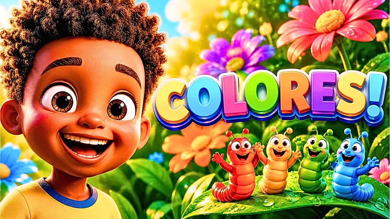 Colores en Inglés 🎶 Canción Infantil para Aprender y Bailar