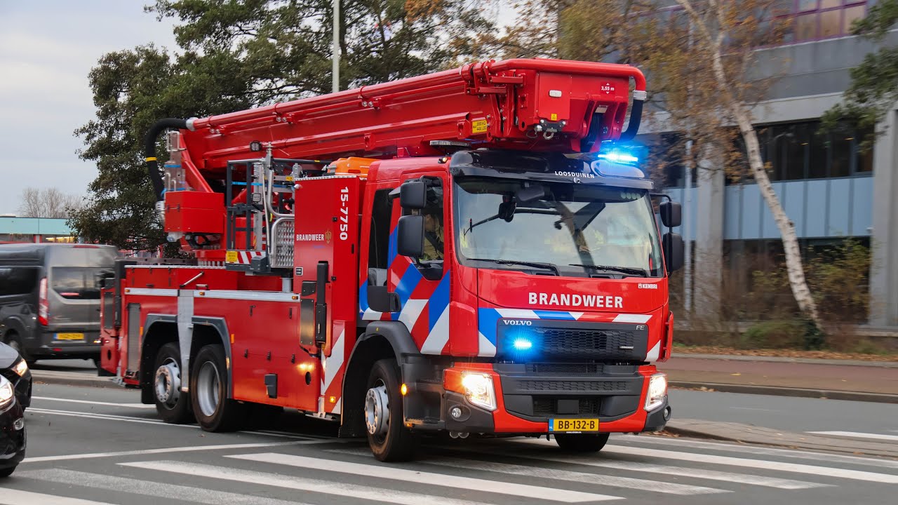 [Nieuwe Hoogwerker] Brandweer Loosduinen met spoed naar verschillende meldingen