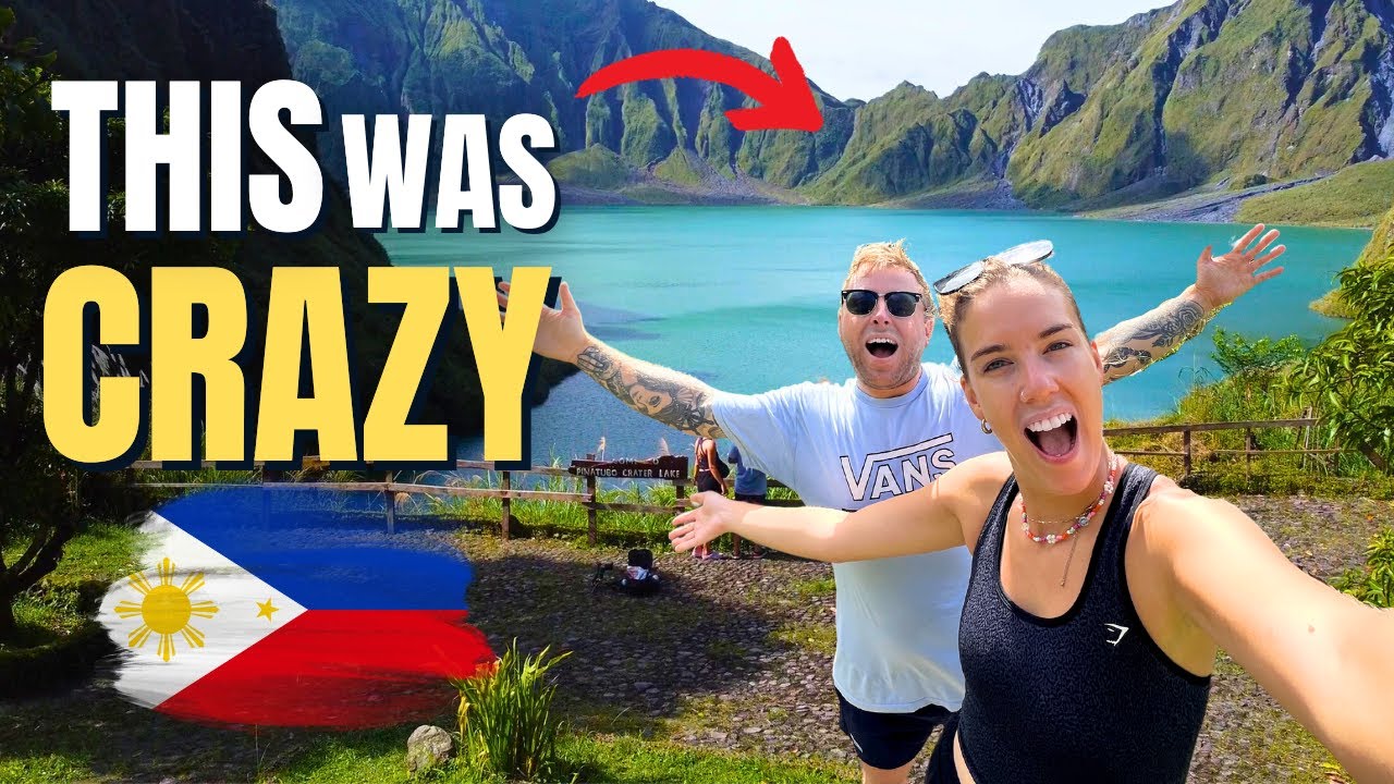 Hiking an ACTIVE VOLCANO in the PHILIPPINES 😱🇵🇭  Mt Pinatubo