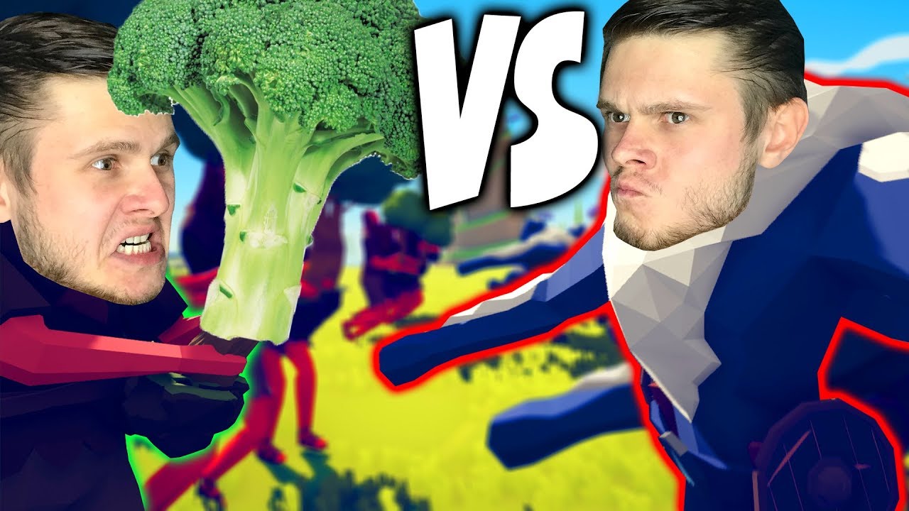 ВЕГЕТАРИАНЕЦ VS МЯСОЕДЫ + Все Новые ЮНИТЫ \\ Totally Accurate Battle Simulator