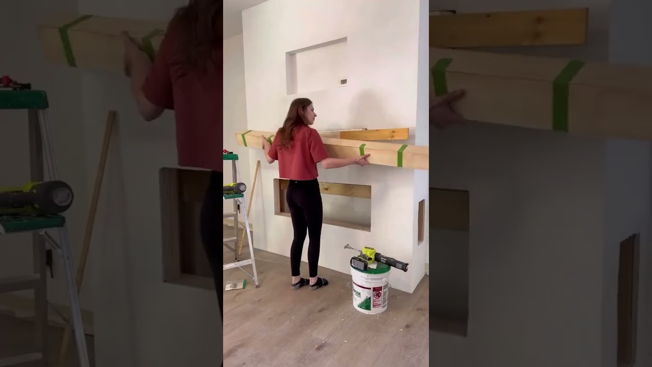 DIY Electric Fireplace Surround Build