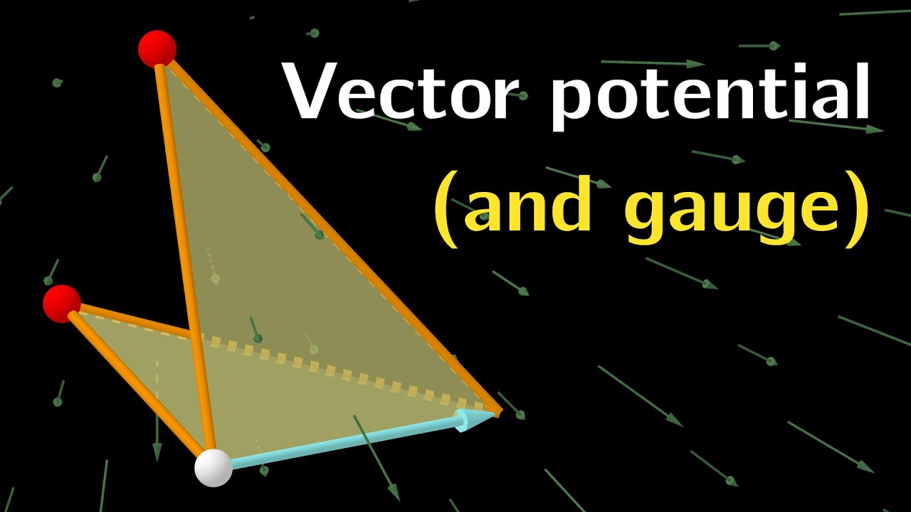 After 6 years, I finally get vector potentials