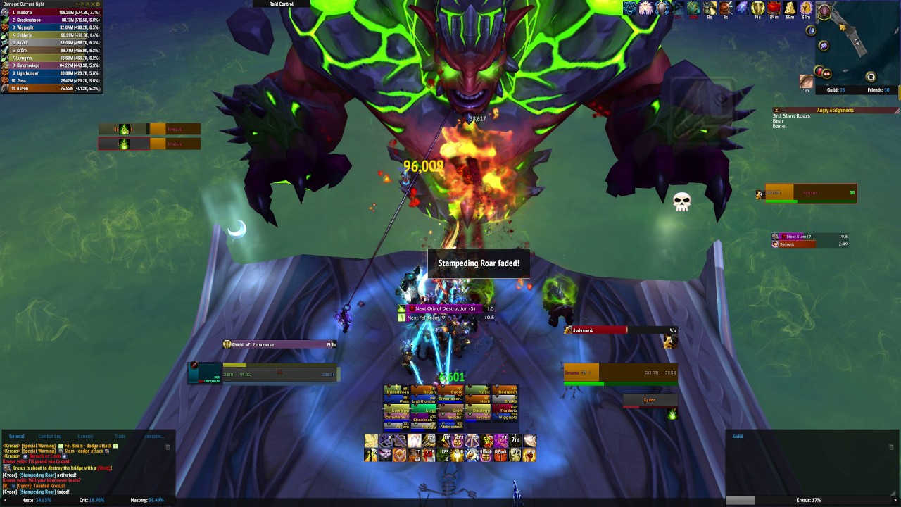 Krosus - The Nighthold Heroic Kill