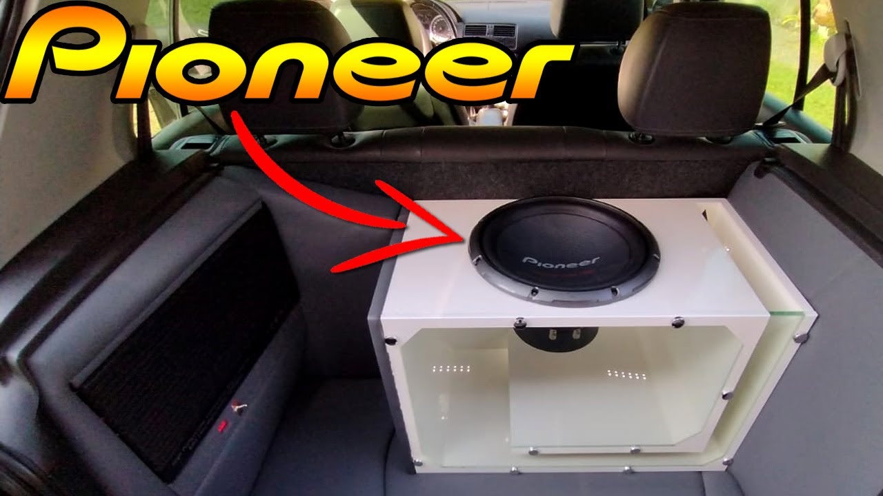 GRAVE FORTE NO GOLF COM APENAS 1 SUBWOOFER PIONEER 600W 12