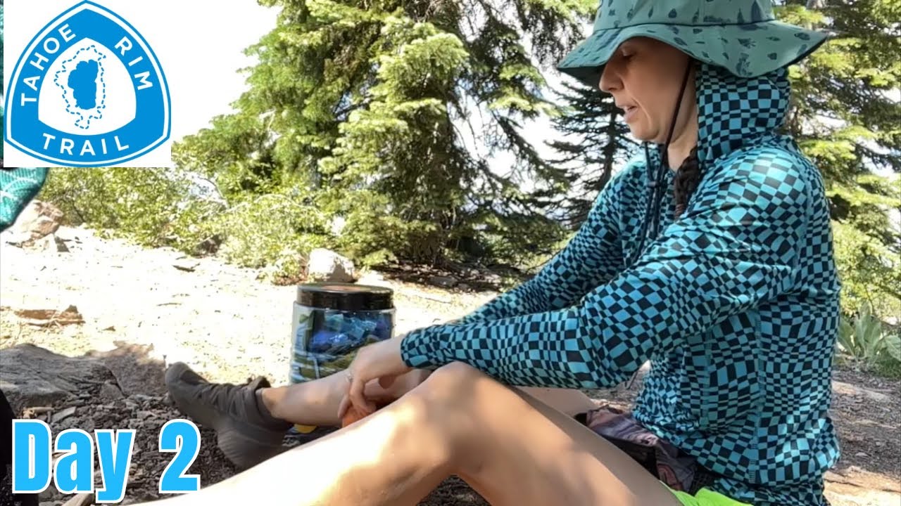 Day 2 | No Sleep 😴 ,Bruised Toes & Crossing into Nevada | Tahoe Rim Trail Thru Hike 2023 #hiking