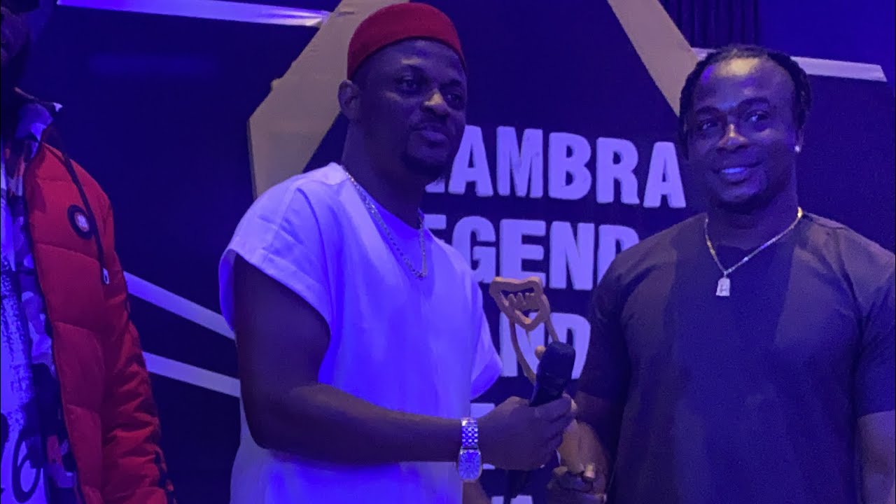 EJYK NWAMBA RECEIVES BEST INDIGENOUS ARTISTS OF THE YEAR AT ANAMBRA LEGENDS ACHIEVERS AWARD NIGHT