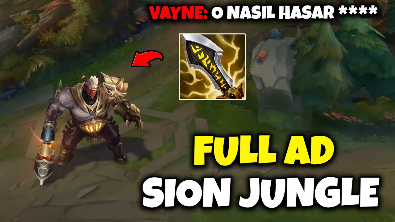 HEM ORMANA HEM RAKİBE TEK ATAN SION JUNGLE !