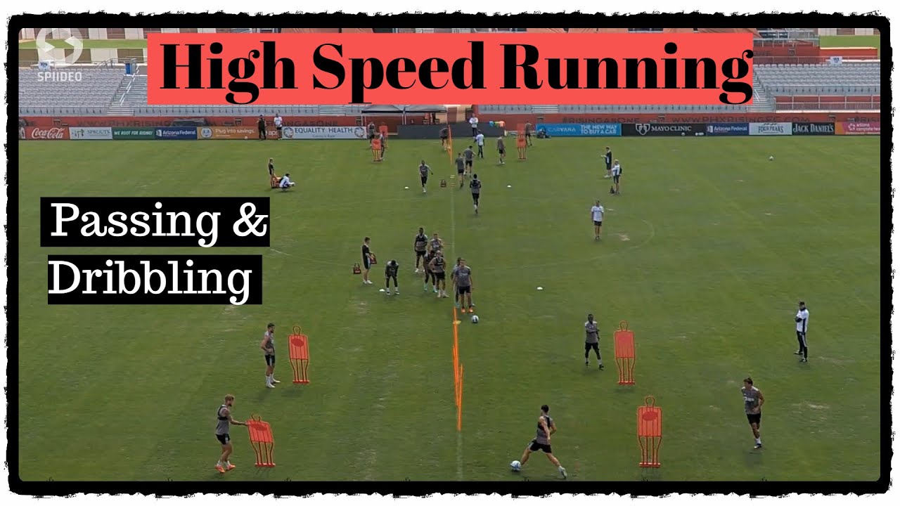 High Speed Running: Passing & Dribbling Drill