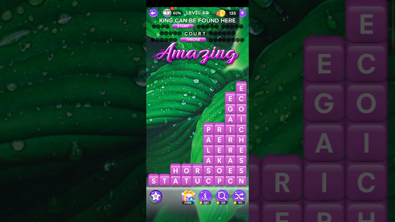 Word Crush Level 60 | Word Crush King Can Be Found Here