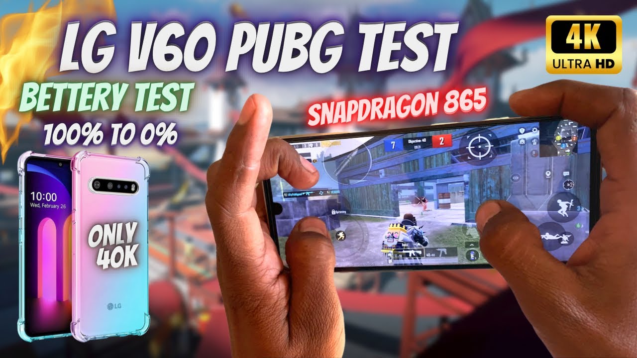 LG V60 Pubg Test, Battery and Heating Test | Best Mobile Under 40000 | LG V60 Battery Test