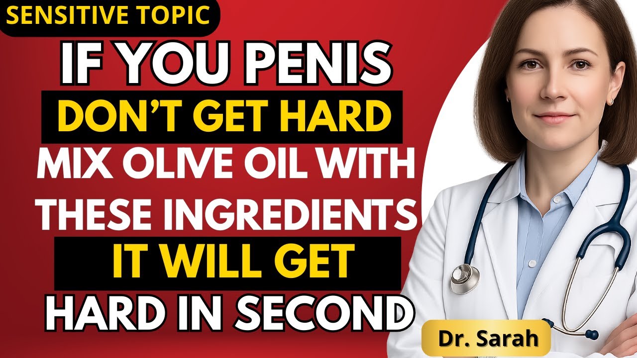 Urologist Reveals: MIX Olive Oil With THESE Ingredients to Boost TESTOSTERONE Naturally