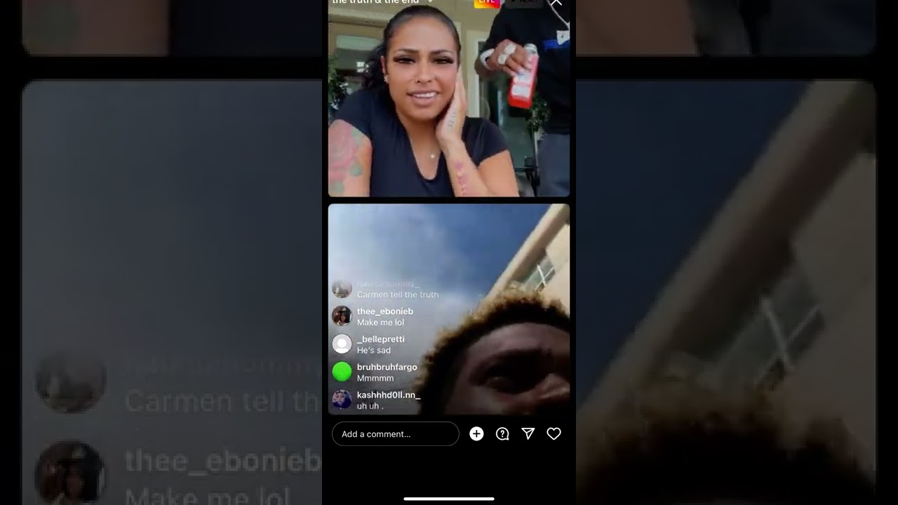 Carmen (Corey SSG) And King Arguing Over King And Nique Mess That&rsquo;s 2Years Old ‼️