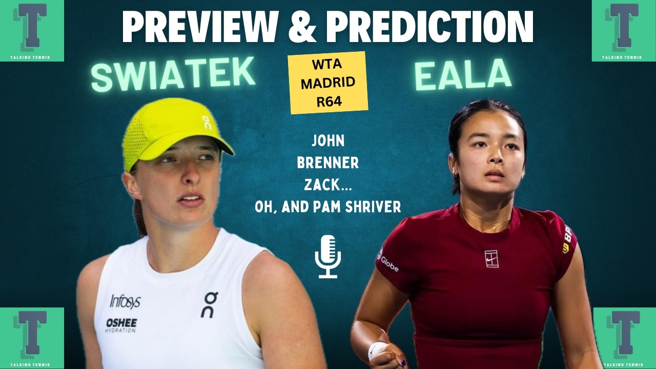 Iga Swiatek vs Alexandra Eala | Madrid 2025 Round of 64 | Preview & Prediction