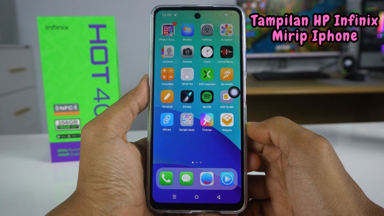 Cara Mengubah Tampilan HP Infinix Menjadi Iphone Di HP Infinix Hot 40i, Hot 40 Pro, Hot 40