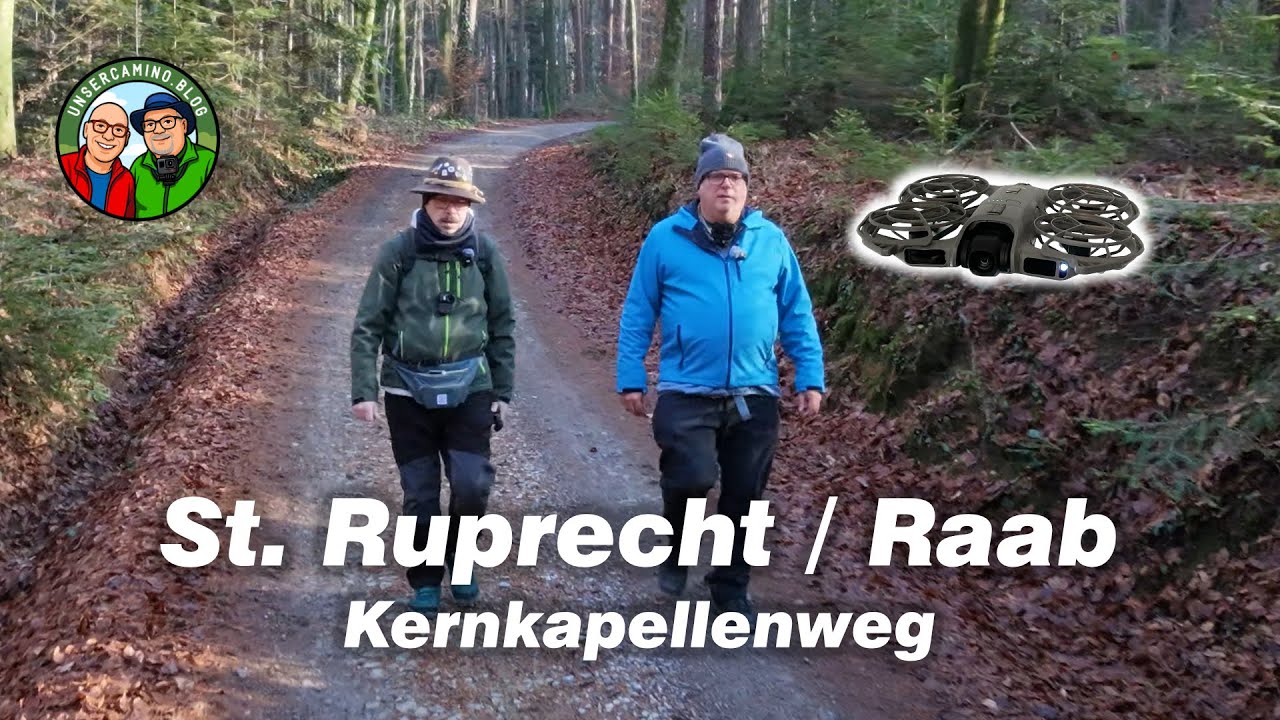 Kernkapellenweg St Ruprecht Raab mit Drohne DJI Neo 2