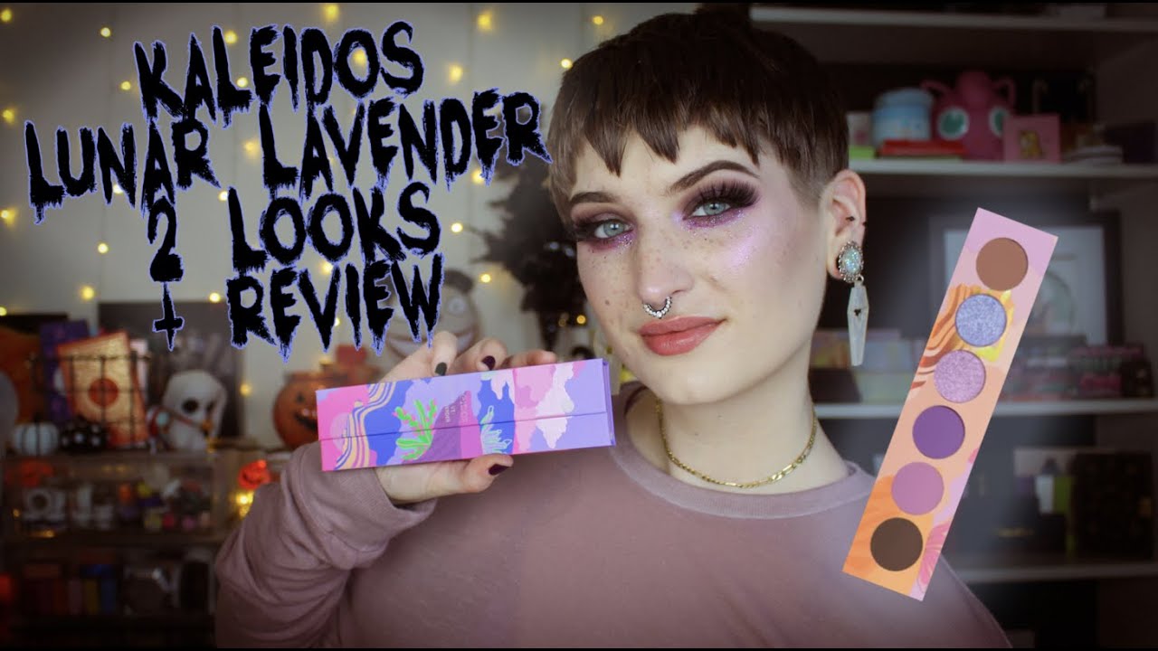 Kaleidos Makeup Lunar Lavender | 2 Looks + Review
