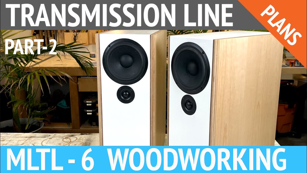 Сборка линии передачи | Изготовление динамика MLTL-6 | SB Acoustics | Доступны чертежи для самост...