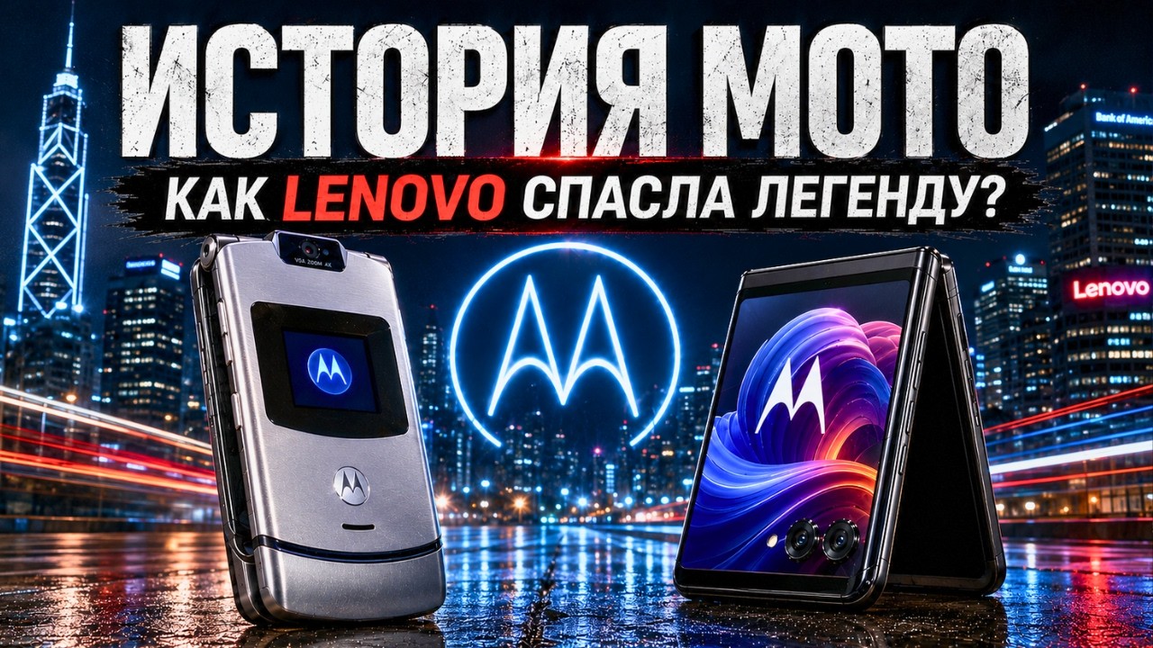 История Motorola: как Lenovo воскресила легенду? Moto AI, ThinkPhone, Razr