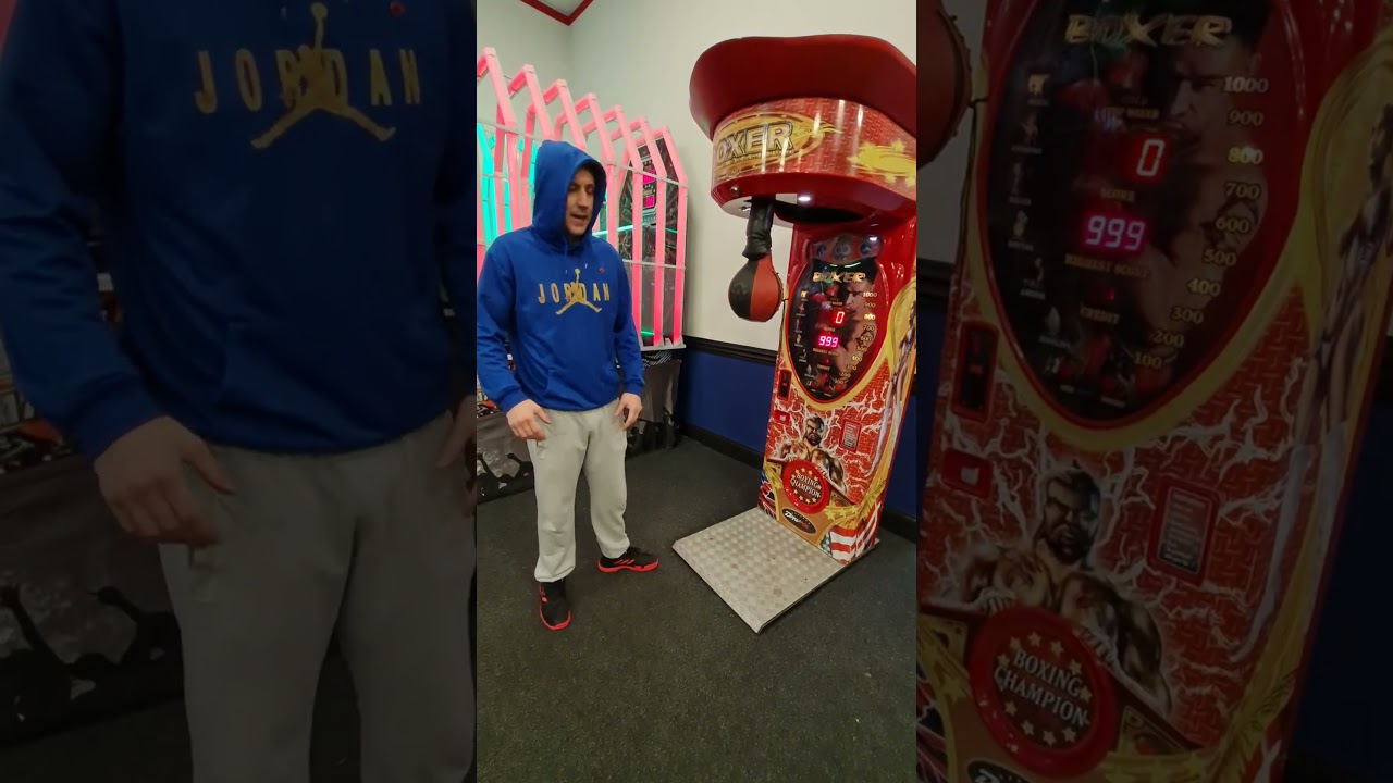 Punch Machine Tutorial, IMPROVE YOUR SCORE!! #viralreels #youtubeshorts #viral #boxing #shorts