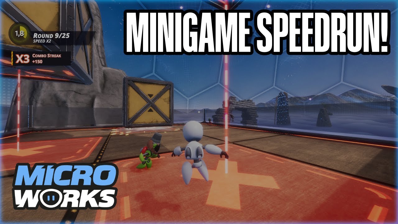 PLAYING A MINIGAME SPEEDRUN! | MICROWORKS