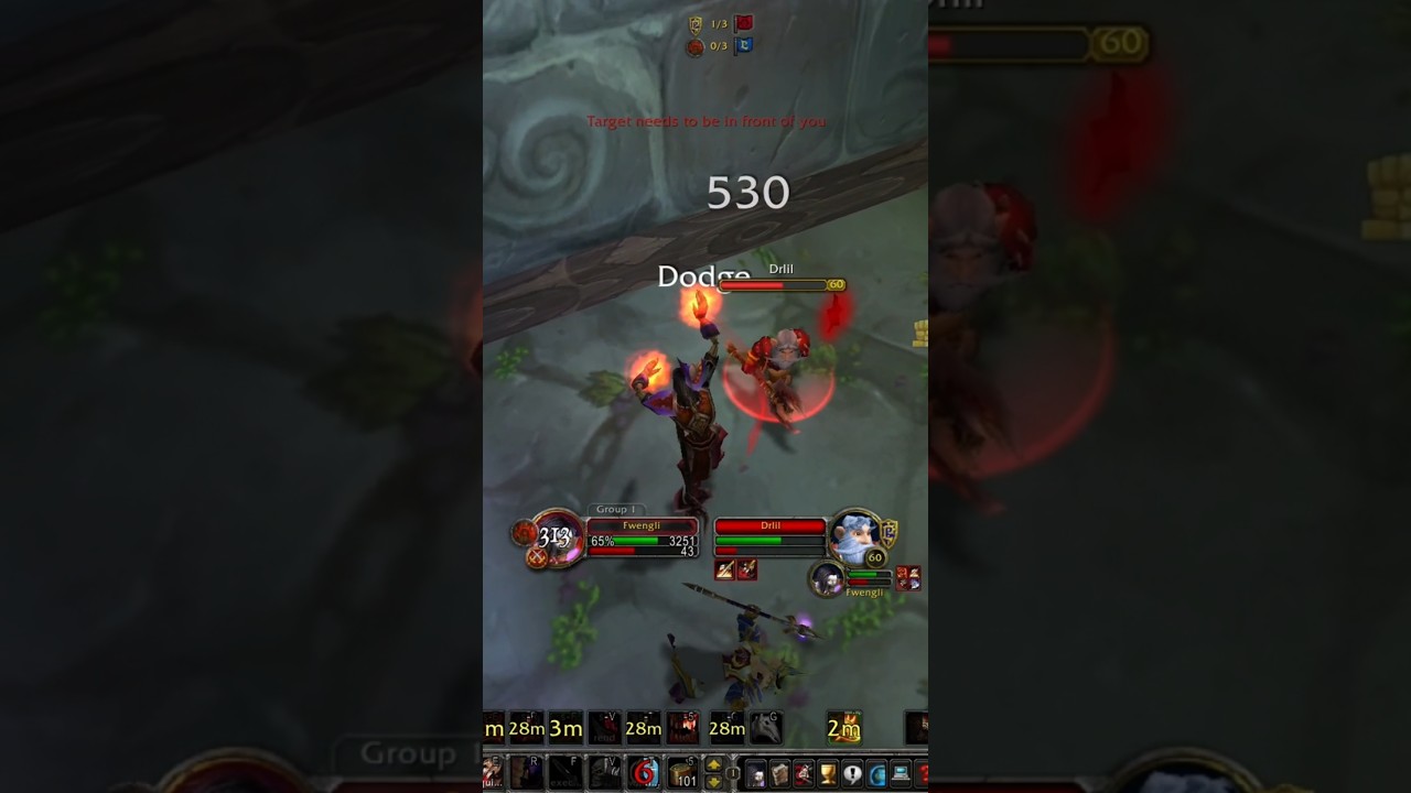 WoW Classic Era fury warrior pvp Warsong Gulch highlight #2 - 2v3! CDs committed!💪💪💪