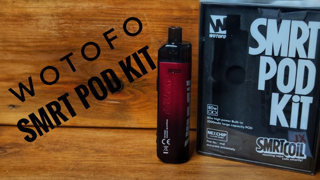 WOTOFO SMRT Pod Kit Review /      Rebuildable  SMRT Coil (PnP Coil)