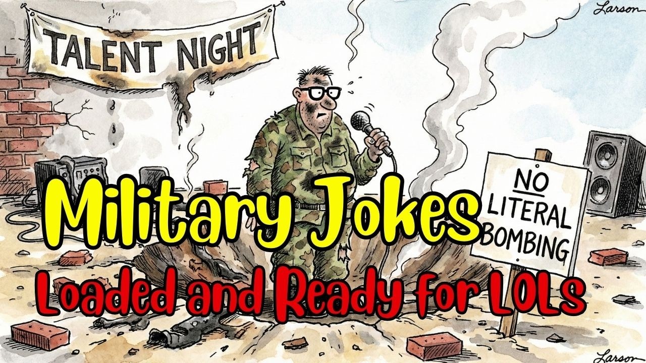 Military Jokes That Are Locked, Loaded and Ready for LOLs | Fabulous Things for Seniors