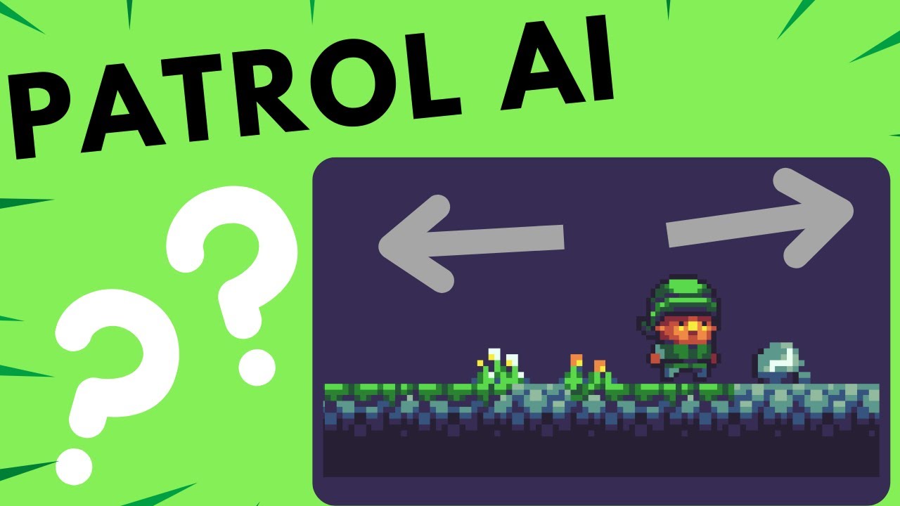 Simple 2D ENEMY PATROLLING in Bolt, Unity
